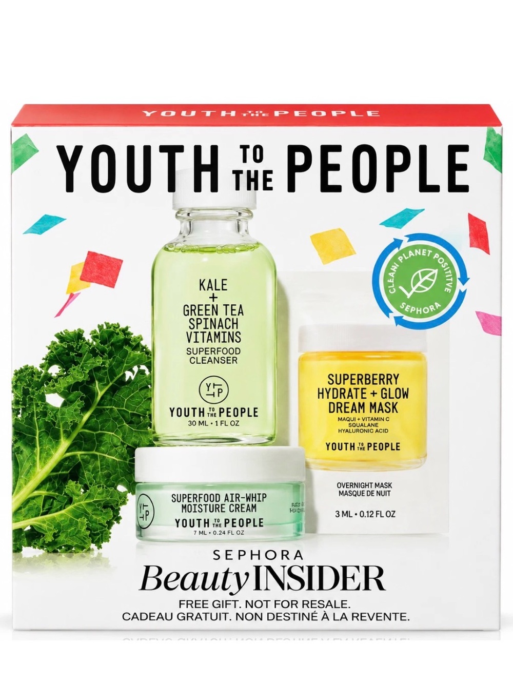 Sephora Beauty Insider Youth to the People NIB